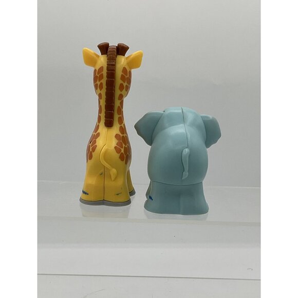 Fisher Price Little People Giraffe and Elephant Zoo Jungle Ark Animals 2017 - Picture 3 of 5
